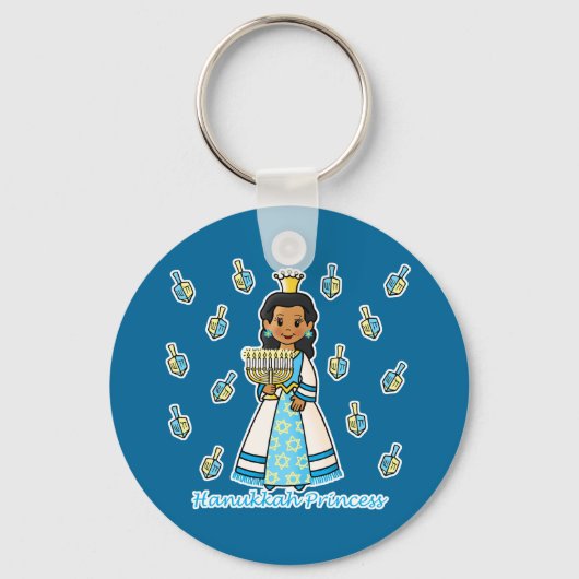 Hanukkah Princess Schlüsselanhänger (Vorderseite)
