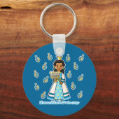 Hanukkah Princess Schlüsselanhänger (Vorderseite)