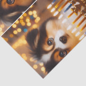 Hanukkah Puppy Seidenpapier (Detail)