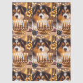Hanukkah Puppy Seidenpapier (Vorderseite)
