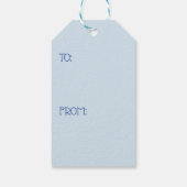 Hanukkah Quilt 8 magische Tage Geschenktasten Geschenkanhänger (Rückseite)