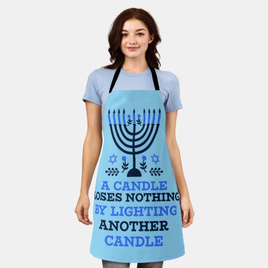Hanukkah Quote Apron Schürze (Getragen)