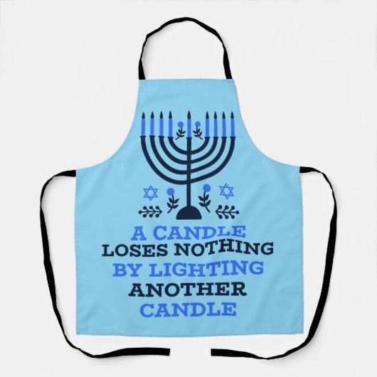 Hanukkah Quote Apron Schürze (Vorderseite)
