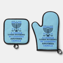 Hanukkah Quote Potholder Set