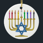 Hanukkah Rainbow Candles Gold Menorah Keramikornament<br><div class="desc">Sie sehen die Lee Hiller Designs Sammlung von Zuhause und Office-Dekor,  Bekleidung,  Geschenke und Sammlerstücke. Zu den Designs zählen Lee Hiller Fotografy und Mixed Media Digital Art Collection. Sie können ihre Naturfotografie unter http://HikeOurPlanet.com/ ansehen und ihrem Wanderblog im Hot Springs Nationalpark folgen.</div>