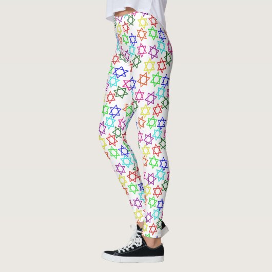hanukkah Regenbogenstern Leggings (Links)