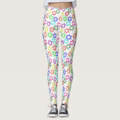 hanukkah Regenbogenstern Leggings (Vorderseite)