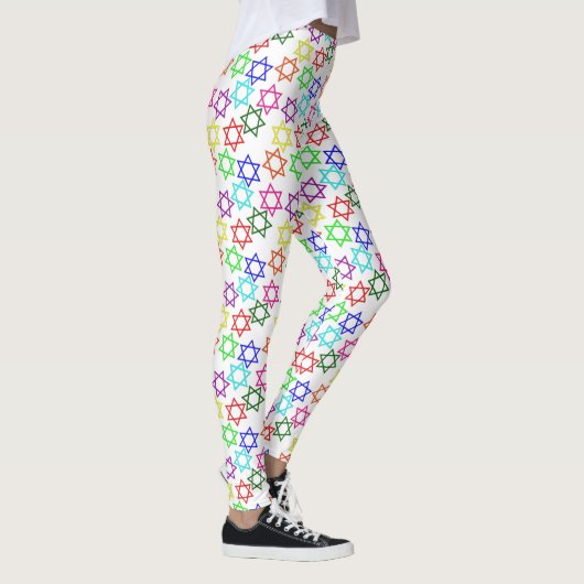 hanukkah Regenbogenstern Leggings (Rechts)