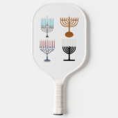 Hanukkah Religion Judaismus Pickleball Schläger (Rückseite)