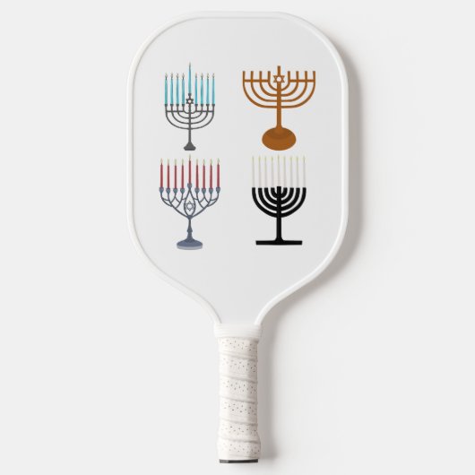 Hanukkah Religion Judaismus Pickleball Schläger (Vorderseite)