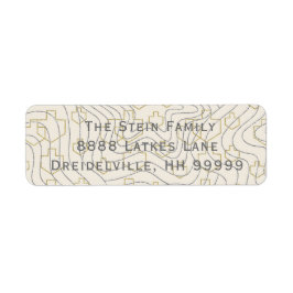 Hanukkah Return Labels "Dreidels & Stars"