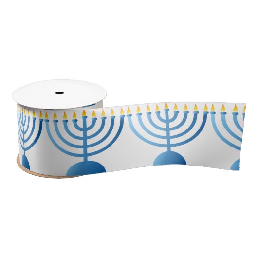 Hanukkah Ribbon Satinband (Spule)