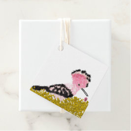 Hanukkah rosa dreiel gelt und hoopoe geschenkanhänger