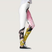 Hanukkah rosa dreiel gelt und hoopoe leggings (Rechts)