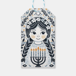 Hanukkah Sameach Elegance Geschenketiketts: Eine T Geschenkanhänger