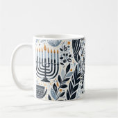 Hanukkah Sameach Glow Tasse: Sippe im Geist von Ce Kaffeetasse (Links)