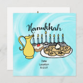 Hanukkah Save The Date (Vorne/Hinten)