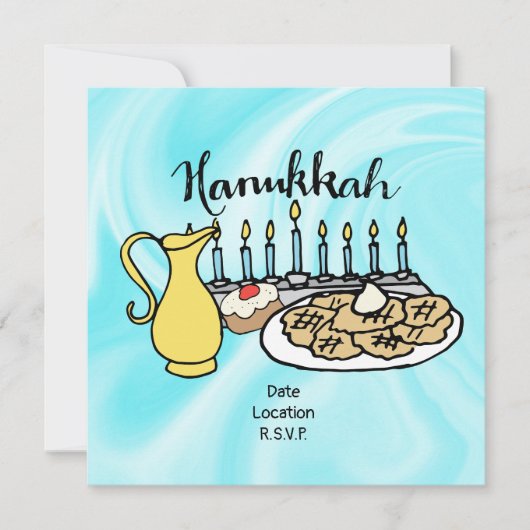 Hanukkah Save The Date (Vorderseite)