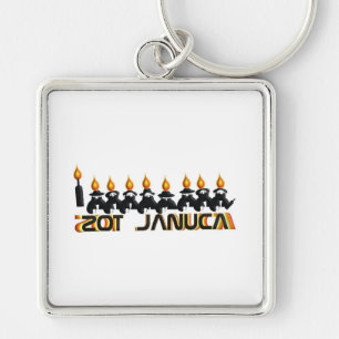 Hanukkah Schlüsselanhänger