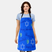 Hanukkah Schürze (Getragen)