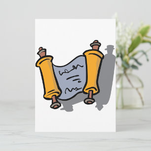 Hanukkah Scroll Einladungen