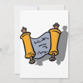 Hanukkah Scroll Einladungen (Vorderseite)