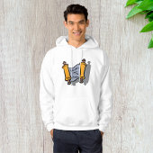 Hanukkah Scroll Mens Hoodie