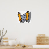 Hanukkah Scroll Poster (Küche)