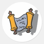 Hanukkah Scroll Stickers (Vorderseite)