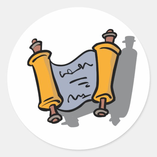 Hanukkah Scroll Stickers (Vorderseite)
