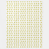 Hanukkah seagull with dreidel and gelt fleecedecke (Vorderseite)