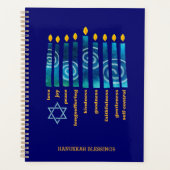 HANUKKAH Segnungen Frucht des Geistes Christlich Planer (Vorderseite)