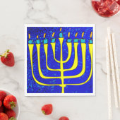Hanukkah Serviette (Beispiel)
