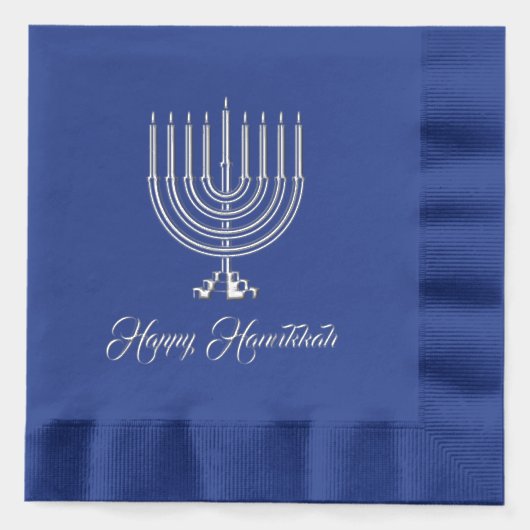 Hanukkah Servietten Mit Folie (Vorderseite)