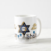 Hanukkah Shalom Tasse (VorderseiteRechts)