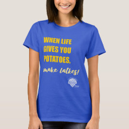 Hanukkah-Shirt für Frauen - "Mach Latkes" T-Shirt