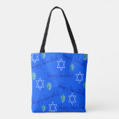 Hanukkah Shopping Tasche (Rückseite)
