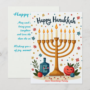 Hanukkah Snack Squad schickt seine Liebe Feiertagskarte