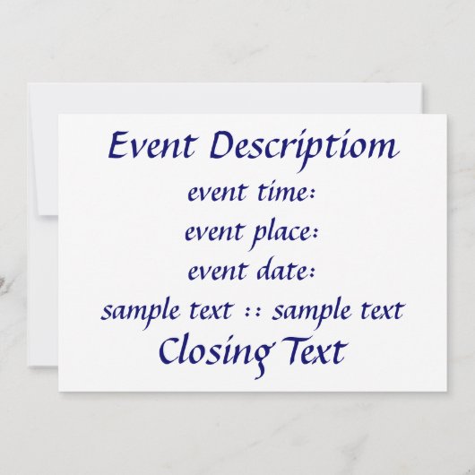 Hanukkah Snowstorm Menorah Einladung (Rückseite)