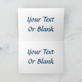 Hanukkah Snowstorm Menorah Feiertagskarte (Innenseite)