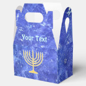 Hanukkah Snowstorm Menorah Geschenkschachtel (Geöffnet)