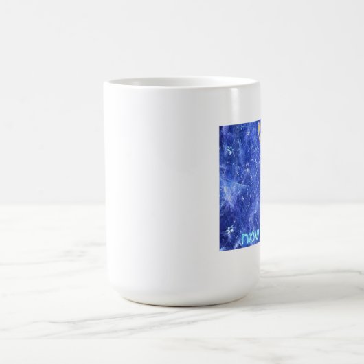 Hanukkah Snowstorm Menorah Kaffeetasse (Mittel)