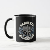 Hanukkah Social Club Funny Jewish Hanukkah Tasse (Links)