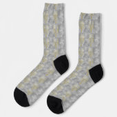 Hanukkah-Socken "Elegante Menorahs" Socken (Linkes Detail)