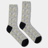 Hanukkah-Socken "Elegante Menorahs" Socken (Rechts)