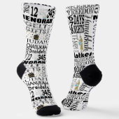 Hanukkah-Socken "Hanukkah sagt" Socken (Gewinkelt)