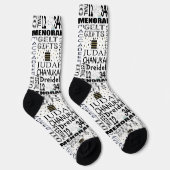 Hanukkah-Socken "Hanukkah sagt" Socken (Rechts)