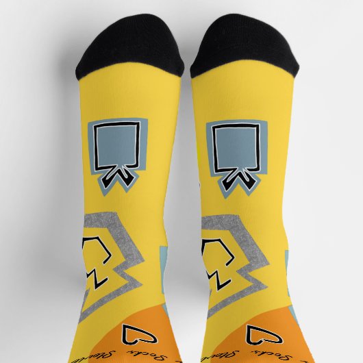 Hanukkah-Socken "Hanukkah-Spaß" Socken (Oben)