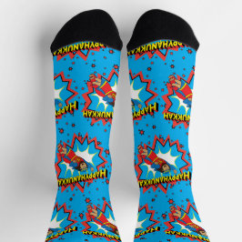 Hanukkah-Socken "Super Judah" Socken