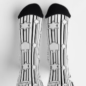 Hanukkah Socks "Dreidels and Stars" Socken (Oben)